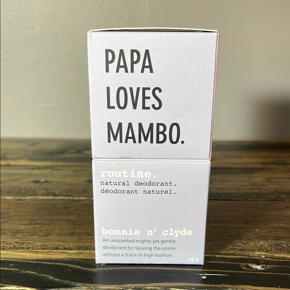 MADE IN CANADA NEW Routine natural deodorant - TWO jars! Good for breastfeeding!